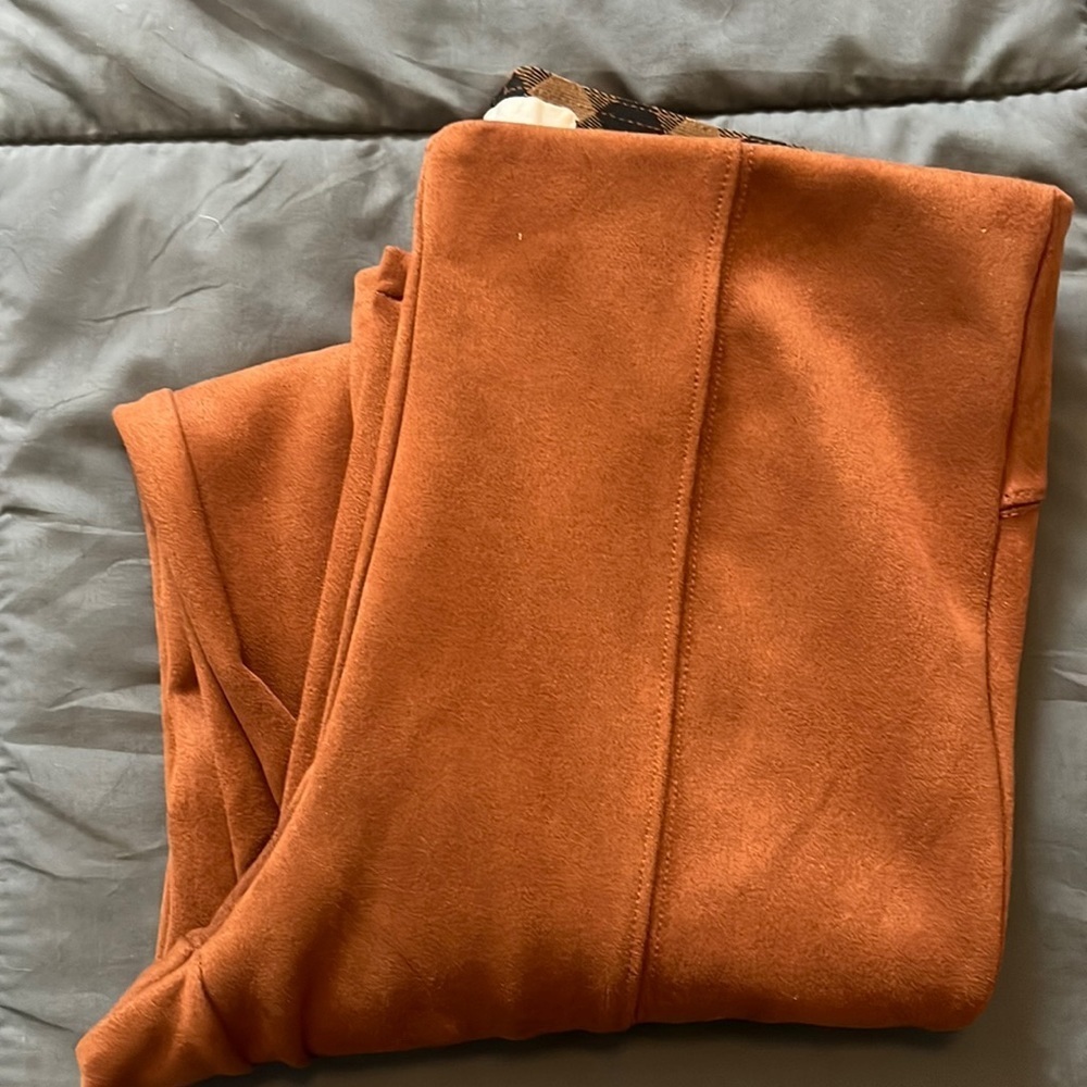 Anthropologie Faux Suede Leggings Size 28
